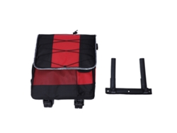 Nevera Portátil Plegable E Impermeable De Gran Capacidad (43 Litros) Con Ruedas, Ideal Para Camping Y Picnics - Roja