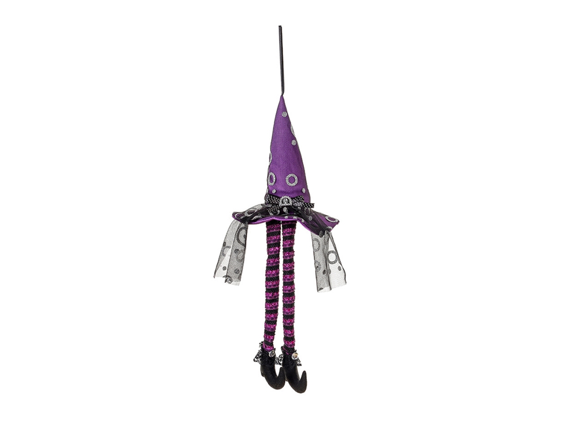 Sombrero De Bruja Luminoso Con Patas Largas Para Decoración De Halloween En Interiores Y Exteriores.