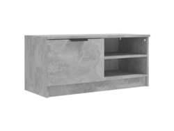 Mueble de TV en Gris Cemento MAISON EXCLUSIVE en Madera Procesada (80x35x36,5 cm)