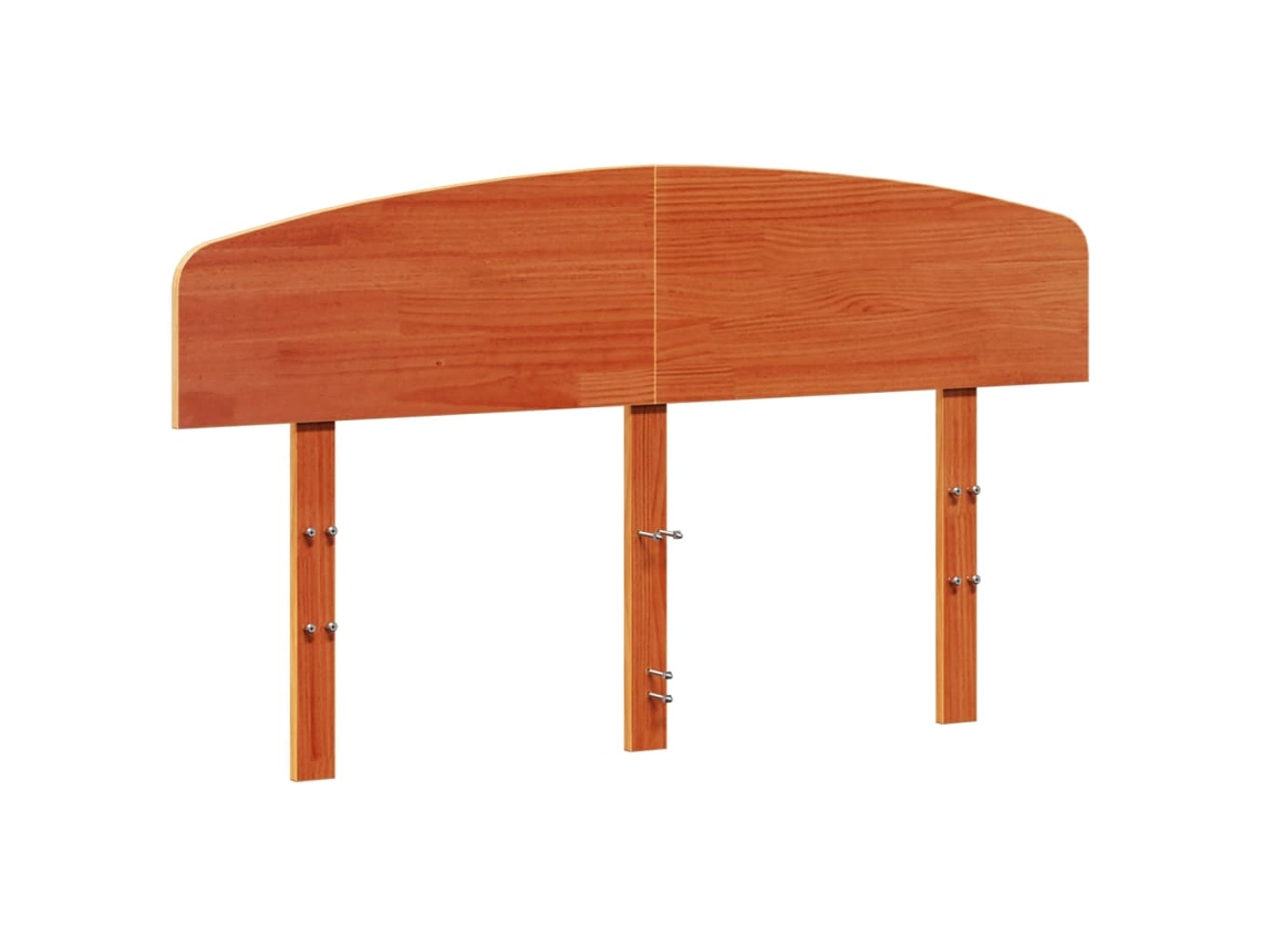 Maison Exclusive - Cabecero De Cama Madera Maciza De Pino Marrón Cera 150 Cm