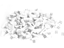 200 Piezas De Accesorios De Baño, Gancho Individual De Plástico, Para Toallas