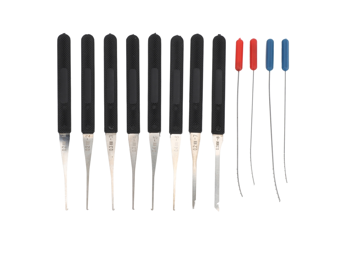 Juego De 12 Herramientas Extractoras De Llaves Rotas De 0,2 A 0,4 Mm Para Reparación Y Mantenimiento.