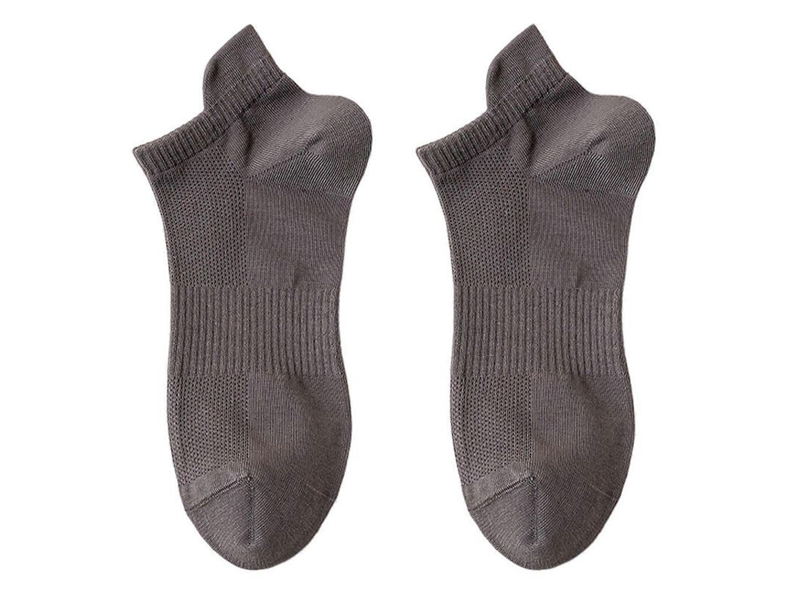 Calcetines tobilleros de algodón para hombre, de color liso, con alta elasticidad y superficie antideslizante, modelo 2026, ideales para diversas ocasiones.