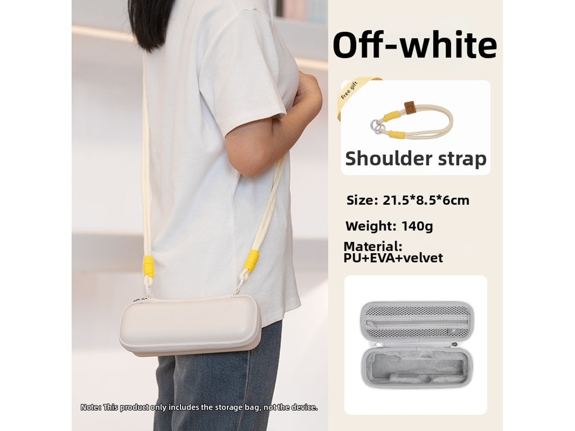 Bolsa de Ombro Portátil À Prova Dágua para Dji Osmo Pocket4 À Prova de Choque HENTEN HOME Branco