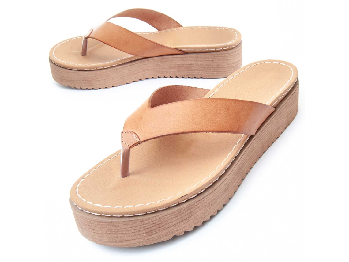 Sandalias para Mujer PURAPIEL 40 Beige Worten.es