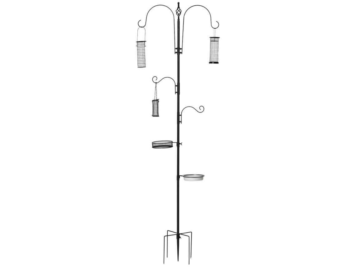 Recinto Exterior Para Conejos, De Acero, Con Puerta Negra, 120x60x80cm