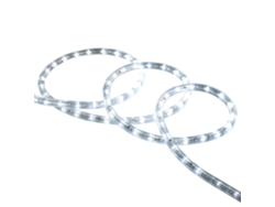 Manguera LED Redonda 220V AC 36 LED/m Blanco Frío IP65 a Medida Corte cada 100 cm