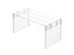 Separador De Estantes De Almacenamiento Transparente Multifuncional Para Refrigerador, Cocina Y Baño.