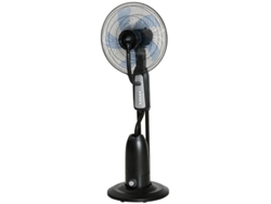 Ventilador Nebulizador Ajustable 90w Con Oscilación 75° Y Depósito 3l