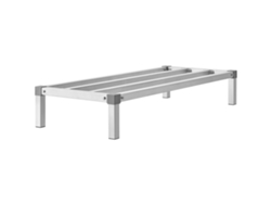 Rejilla de descarga de aluminio Succebuy de 48 x 20 x 8 pulgadas con capacidad de 1000 lb