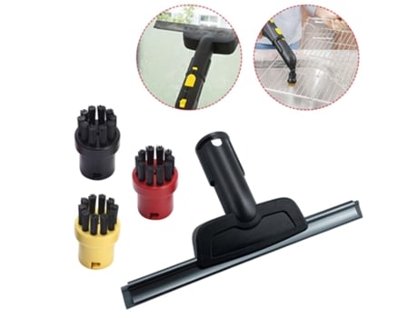 Boquilla abatible, cepillo redondo para Karcher, limpiador a vapor, Robot aspirador 2.863-025,0, herramientas para limpieza del hogar