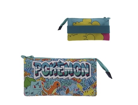 Portatodo Triple POKEMON Adaptable a Trolley Urban Colors