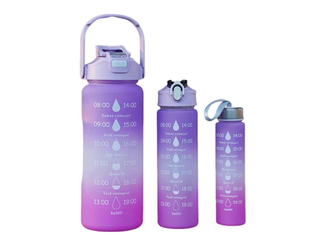 3 botellas de agua deportivas a prueba de fugas Rosewell