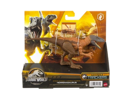 Muñeco MATTEL Jurassic World Strike Attack Dinosaurio (Edad Mínima Recomendada: 4 años)
