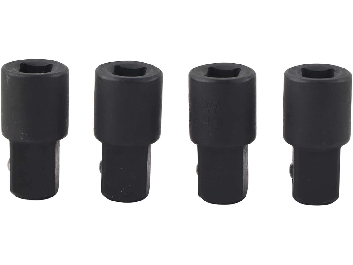 Adaptador De Llave De Carraca De Acero De Alto Carbono De 4 Piezas,conversión De 1/4 A 3/8 De