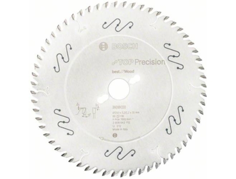 Disco de Sierra Circular BOSCH Top Precisión Best para Madera 250x30x3.2 mm - 60
