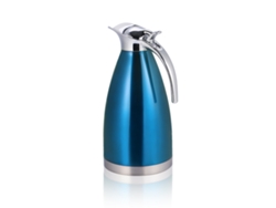 Termo de una sola pulsación, de doble pared con aislamiento al vacío, de acero inoxidable, dispensador de agua caliente para café, té y chocolate.