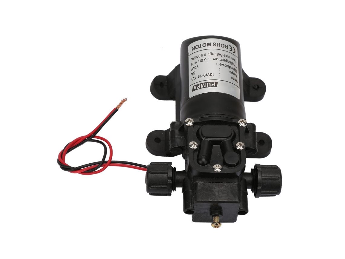 2026velora-bomba De Membrana Autoaspirante De Alta Presión 12v 70w 6l/min Con Rosca Doble Para Agua