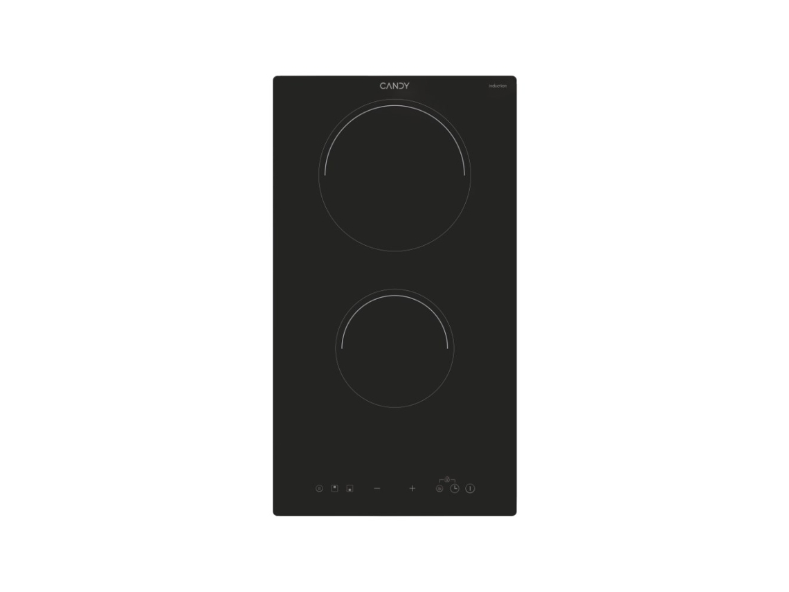 Placa de inducción empotrada Cid 30/1 Negra de 30 cm y 2 zonas dulces