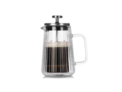 Cafetera de émbolo Eifson de 650 ml, de vidrio borosilicato de doble pared resistente al calor.
