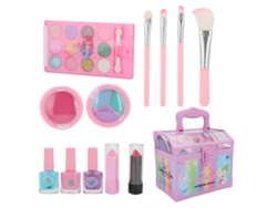 Kit de maquillaje infantil, estuche de manicura, pintalabios, esmalte de uñas, cosméticos infantiles para niñas