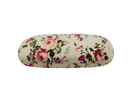 Linda funda de gafas de tela floral funda de gafas de tela de algodón floral
