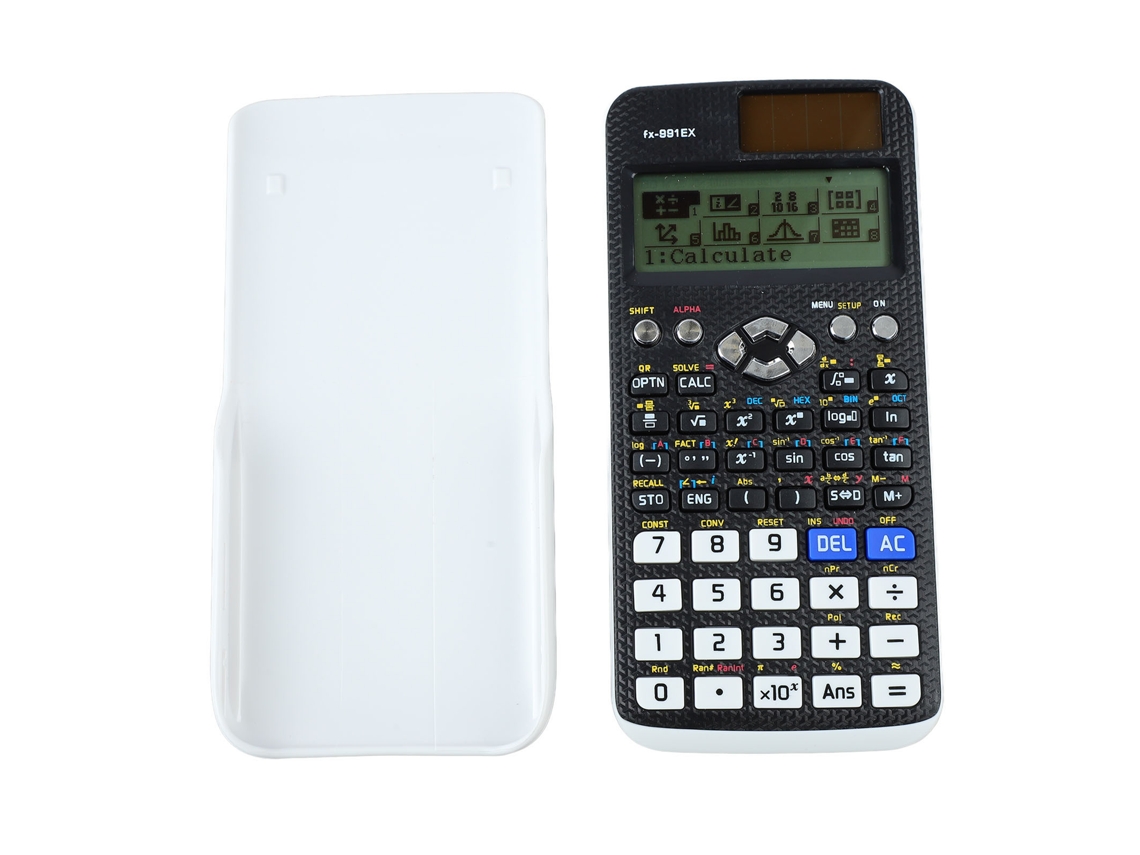 Calculadora Científica Con Tapa Deslizante Pantalla Lcd Hd Multifunción Para Estudiantes De Secundaria