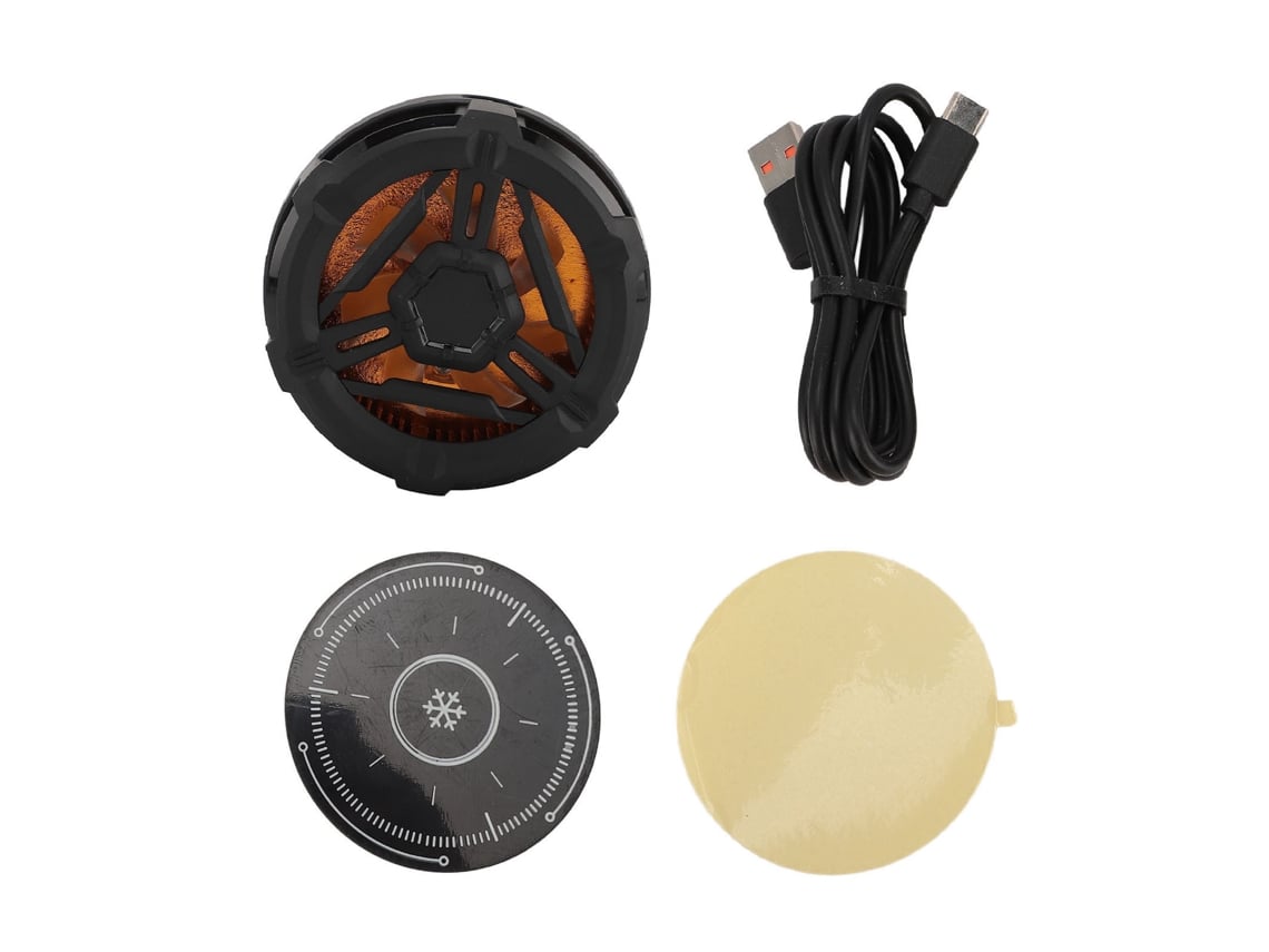 Resfriador Magnético Portátil Para Celular 5500r/min 15w Ventilador De Resfriamento Silencioso Preto