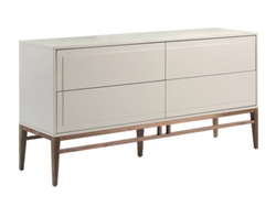 Aparador ANGEL CERDÁ. 3074 (Marrón, Gris - MDF, Madera - 160 x 45 x 80 cm)