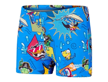 Boxer de Natação Digital Allover Colorido 5 Years Rapazspeedo