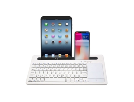 Teclado Bluetooth Oem Touchpad Y Soporte Para Tablet/Smartphone