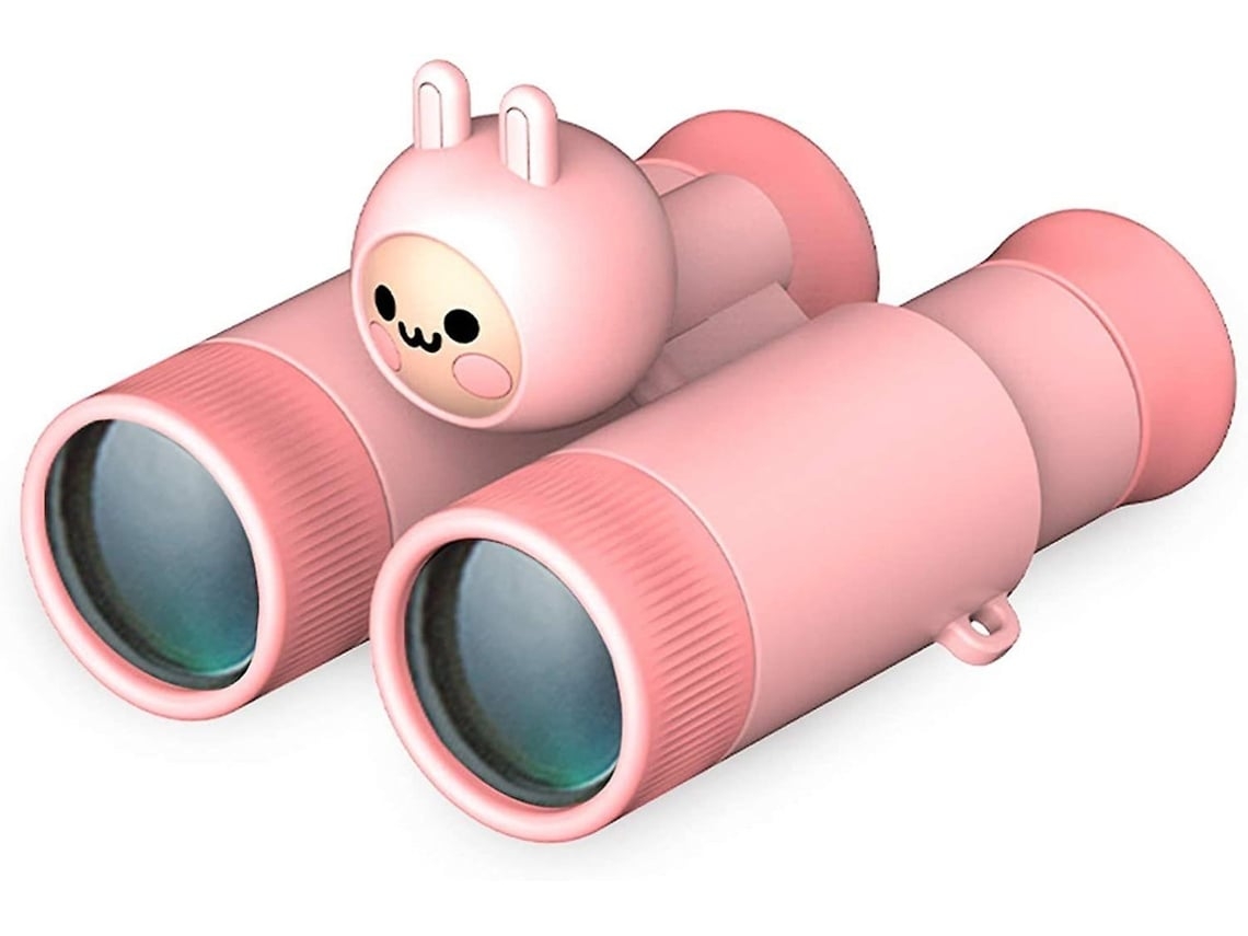 Binoculares para niños 10x Mini binoculares compactos Juguetes Alta resolución Óptica real Pequeño telescopio para observación de aves USHION