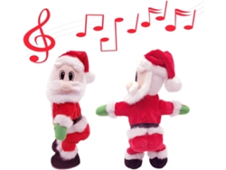 Papá Noel Canta Y Baila, Incluso Realiza Un Baile Interactivo Con Movimientos De Cadera. Este Producto De Diseño Ergonómico Es Un Peluche Na