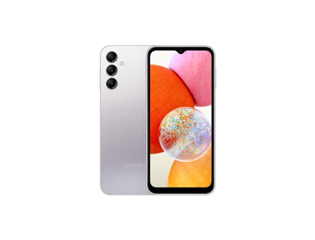 Smartphone SAMSUNG A14 (6.6'' - 4 GB - 128 GB - Plata)