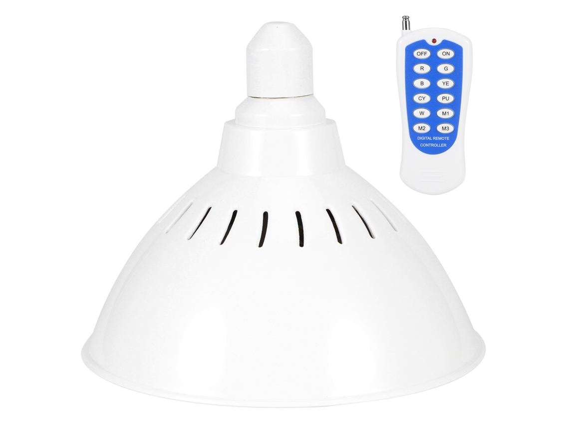 Luz LED RGB para piscina con control remoto