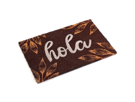 Felpudo VERSA hola hojas marrón 16980422