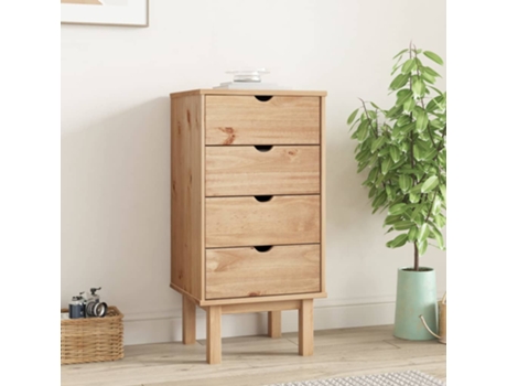 Cajonera OTTA madera maciza de pino VIDAXL (45 x 39 x 57 cm)