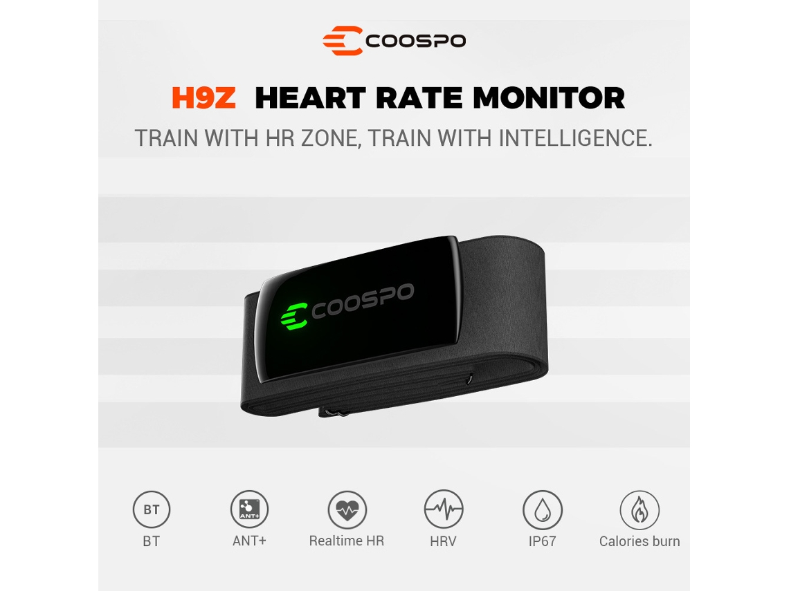 2026rebe-monitor De Ritmo Cardíaco De Pecho Con Bt 5.0/ant+ Para Fitness Yoga Ciclismo Running