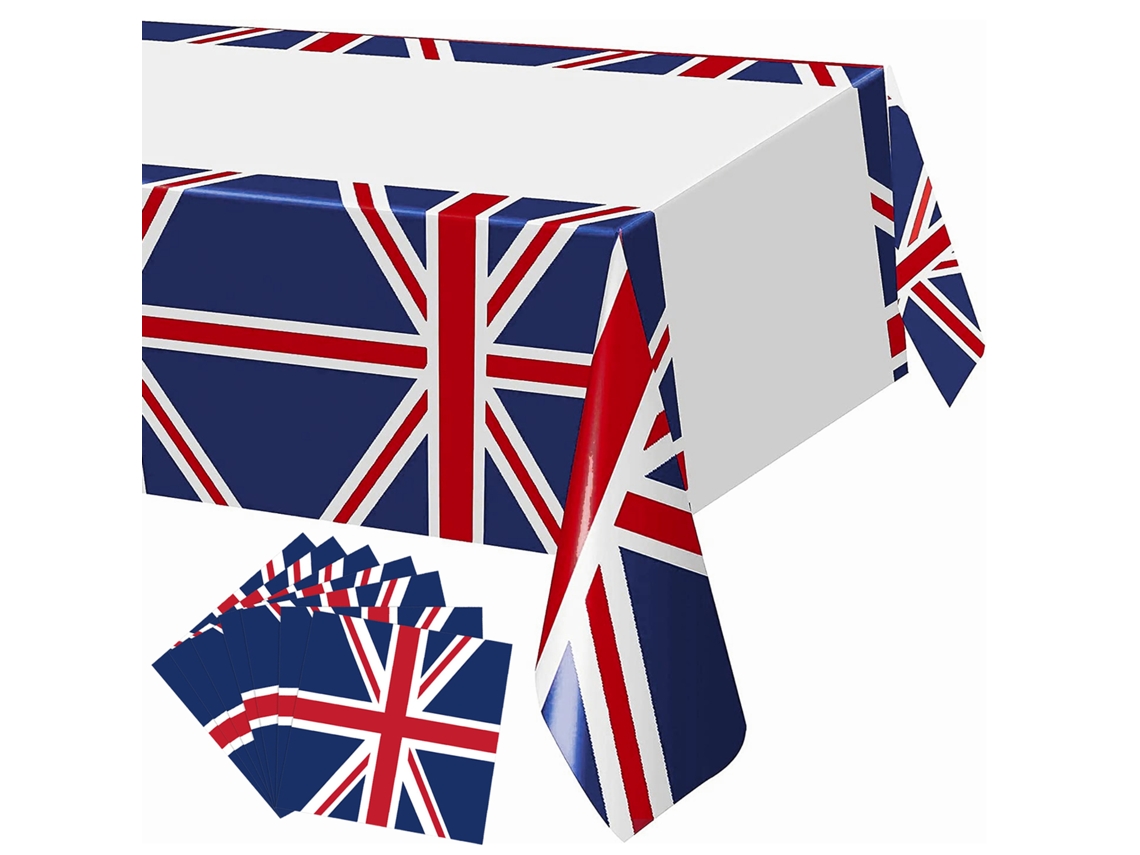 Servillillas De Bandera Británica Festiva, Decoraciones De Fiestas Desechables De Calidad Confiable Para Su Evento Con Temática Del Reino Unido, Union