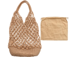 Bolso De Playa Vintage Para Mujer, Estilo Fardo De Paja De Algodón Tejido, Ligero Y Duradero.