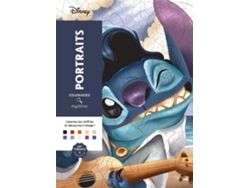 Libro Disney Portraits Coloriages Mysteres (Francés)