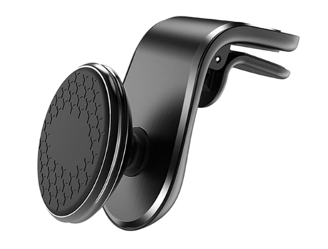 Soporte Teléfono Automóvil Ventilación Aire para Apple CHRONUS Negro