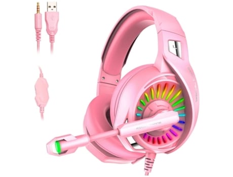 Auriculares Gaming ENZONS con Micrófono Compatible con Laptop Ps4 Ps5 Xbox One Pc con Luz Led RGB Micrófono con Cancelame