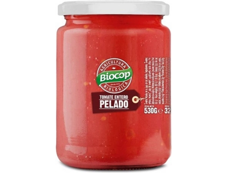 Tomate Entero Pelado BIOCOP (530 g)