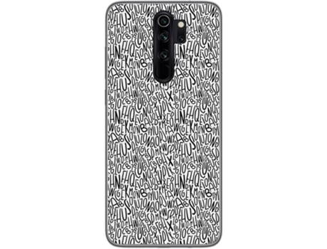 Carcasa Xiaomi Redmi Note 8 Pro TUMUNDOSMARTPHONE Letras Multicolor