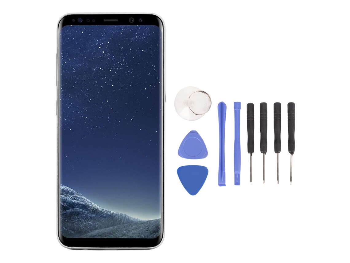 Pantalla Táctil Lcd Oled De Repuesto De 5,8 Pulgadas Para Galaxy S8 G950 Sm-g950f (plateada)