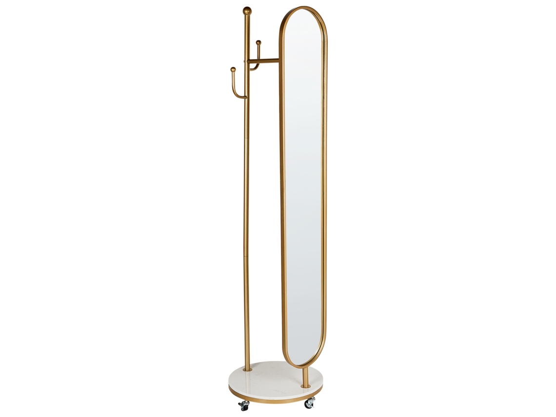 Perchero BELIANI Lorena de Metal Dorado 44x10x172
