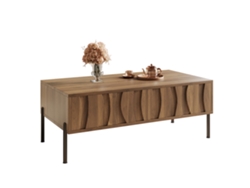 Mesa de centro moderna de estilo retro, mueble de salón. Dimensiones: 105 cm x 55 cm (ancho) x 41 cm (alto). Tienda BAGOLY (largo).