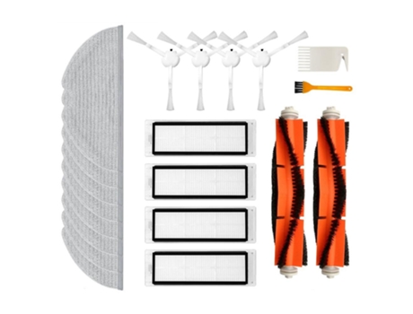 Escova lateral mian filtro hepa mop pano para xiaomi mijia 1t vacuum-mop