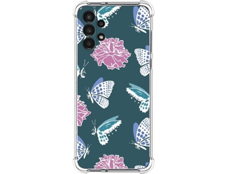 Carcasa para Samsung Galaxy A13 4G TUMUNDOSMARTPHONE Dibujos Antigolpes Flores 10 Multicolor